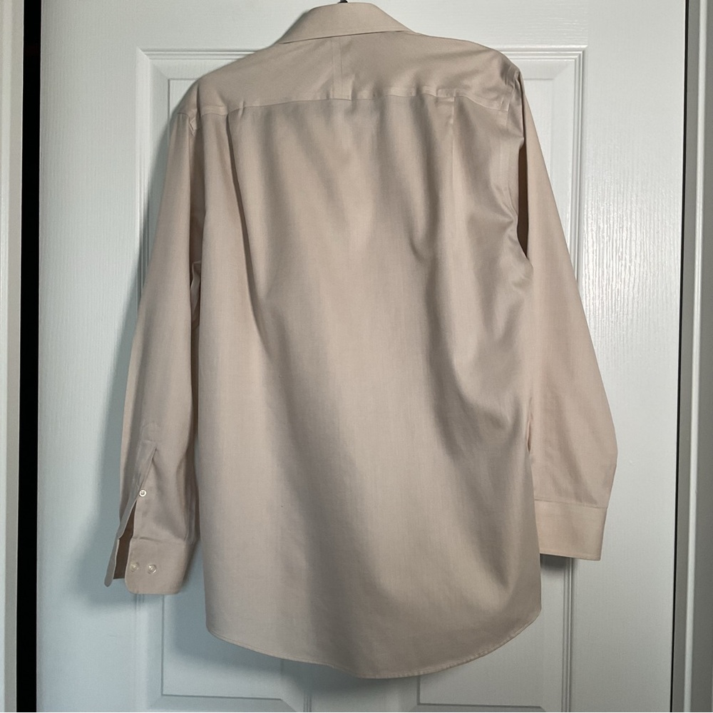 Joseph Abboud Men's Long-Sleeve Dress Shirt in Light Tan - Picture 5 of 8
